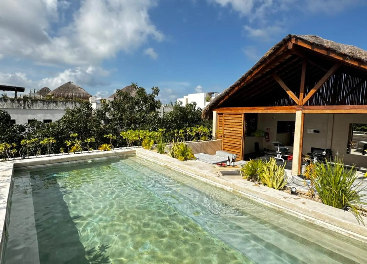 ºselva Misticaº Estela New Cozy Apartment Skypool 1 Bdr And 2 Bikes Free Rental تولوم 0*,